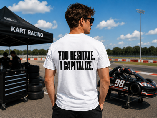 Big Head Racer -Kart Lean- YOU HESITATE. I CAPITALIZE.