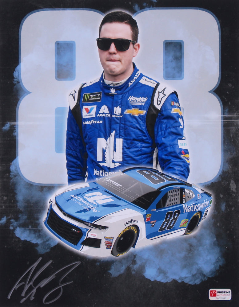 Alex Bowman Signed 2018 NASCAR #88 11x14 Photo