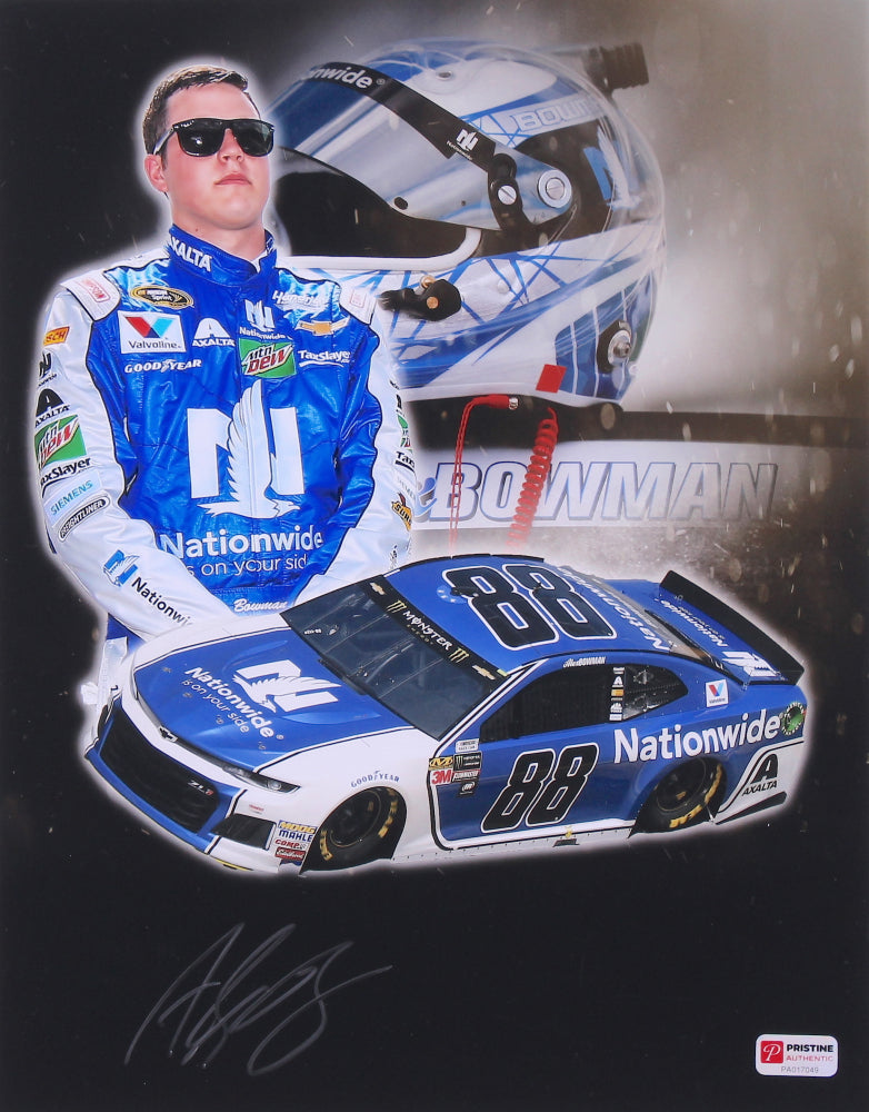 Alex Bowman Signed 2018 NASCAR #88 11x14 Photo