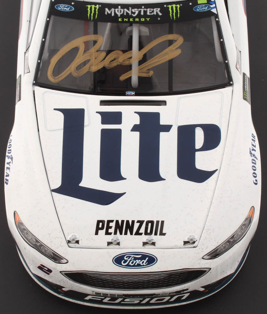 Brad Keselowski 2018 Miller Lite Clash at Daytona Win Autographed Diecast
