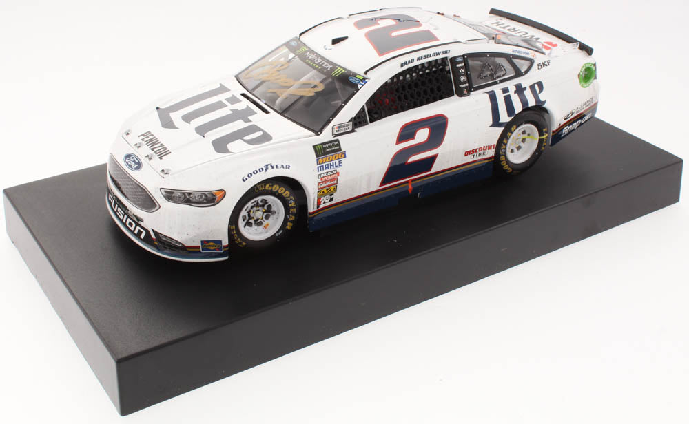 Brad Keselowski 2018 Miller Lite Clash at Daytona Win Autographed Diecast