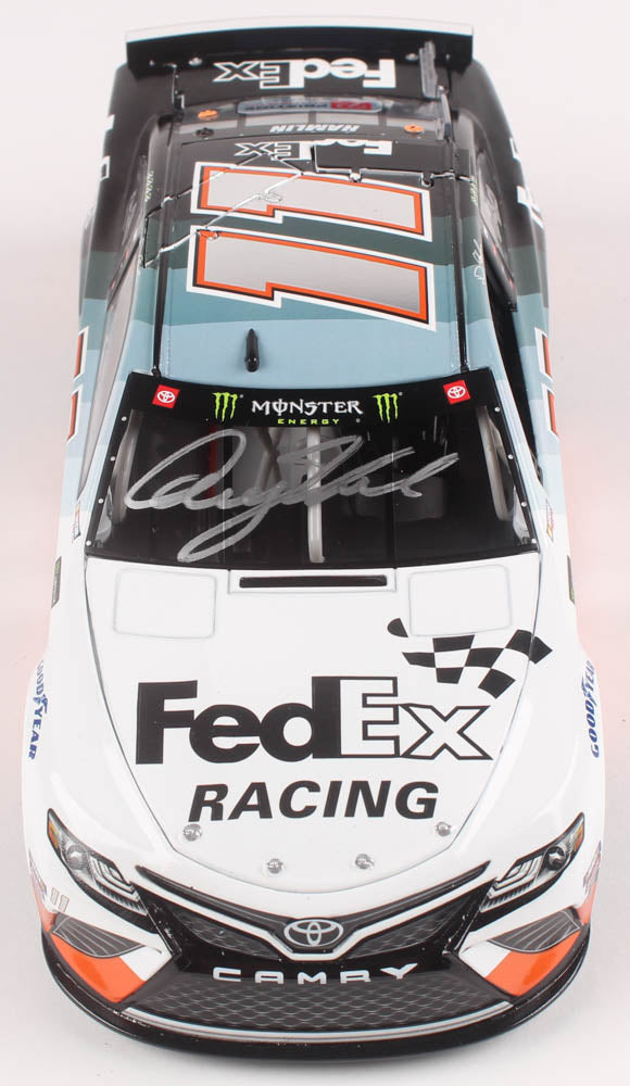 Denny Hamlin 2019 FedEx Darlington Throwback Autographed Diecast