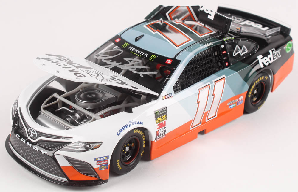 Denny Hamlin 2019 FedEx Darlington Throwback Autographed Diecast