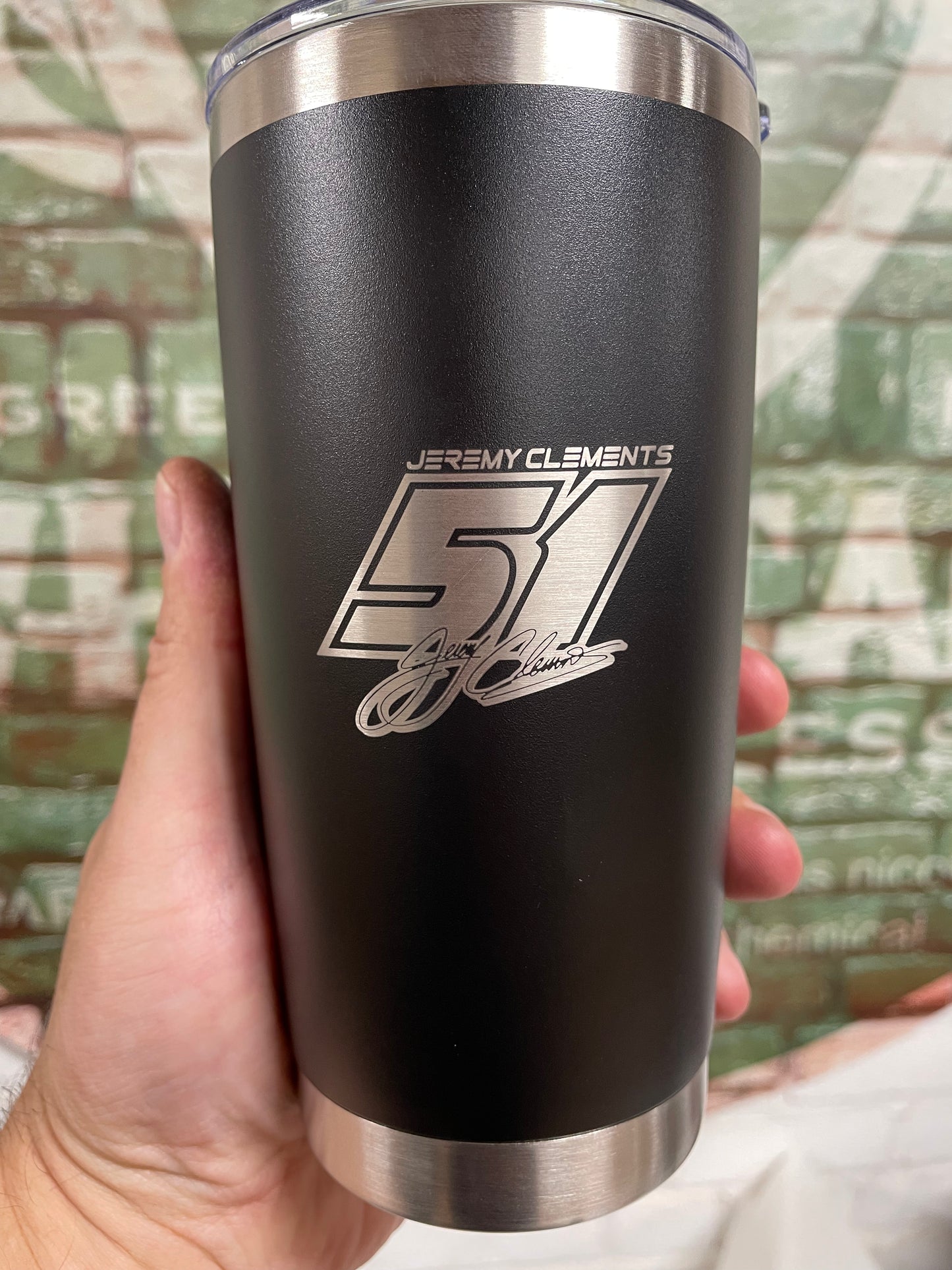Jeremy Clements 20 oz. Stainless Travel Tumbler/Mug