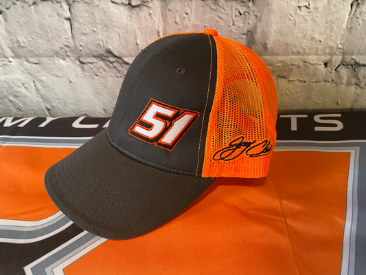 Jeremy Clements Whitetail Smokeless hat Neon Orange