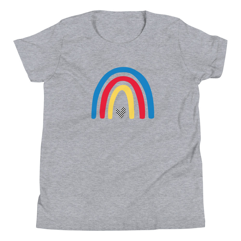NASCAR Inspired Boho Rainbow Youth Shirt | Tailgate By Abby