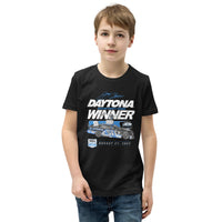 Official Daytona Jeremy Clements Win Shirt | Youth Short Sleeve T-Shirt
