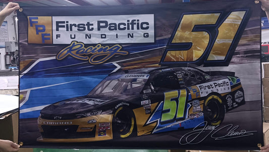 Jeremy Clements infield flag - FPF