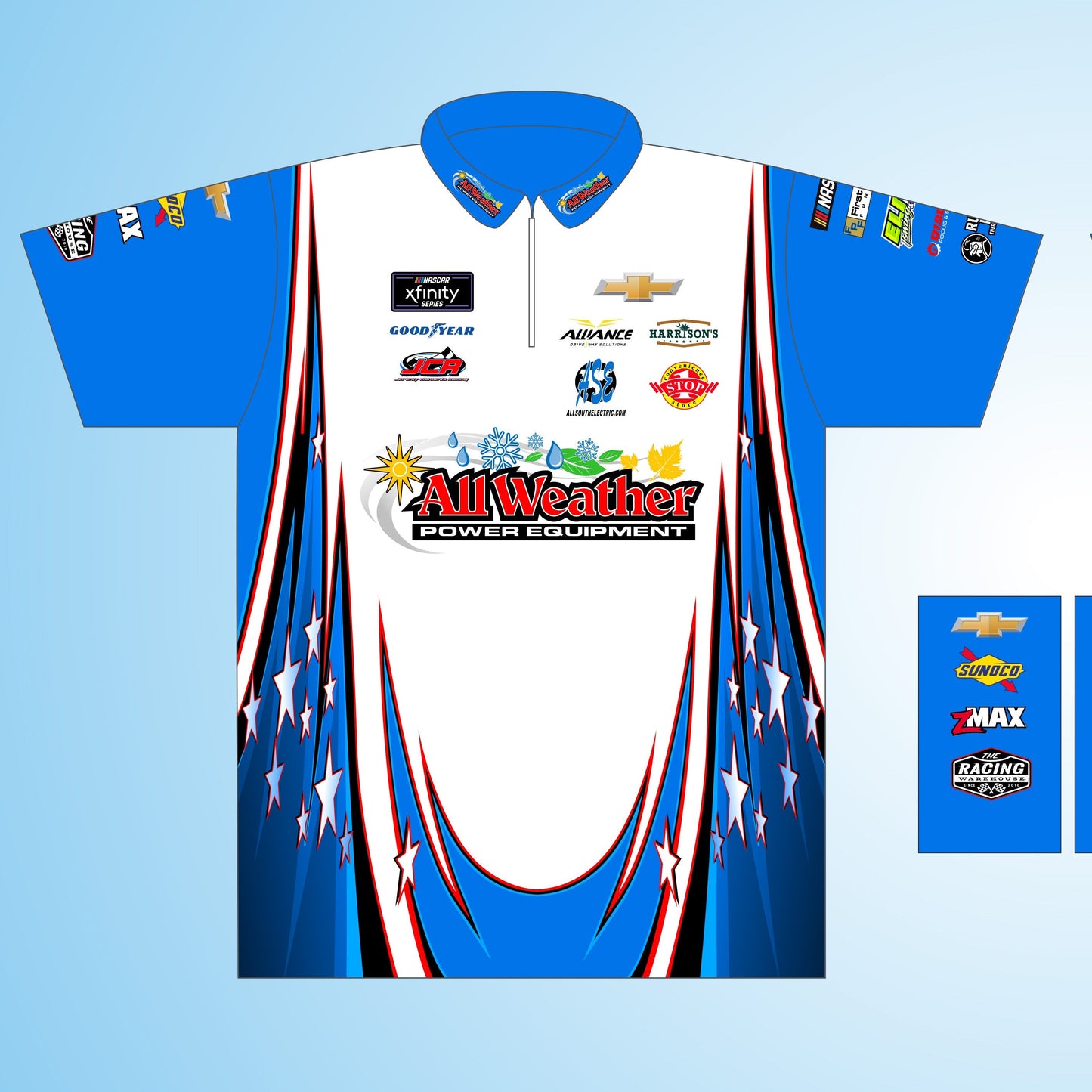 Custom NASCAR Race Team/Pit Crew polos