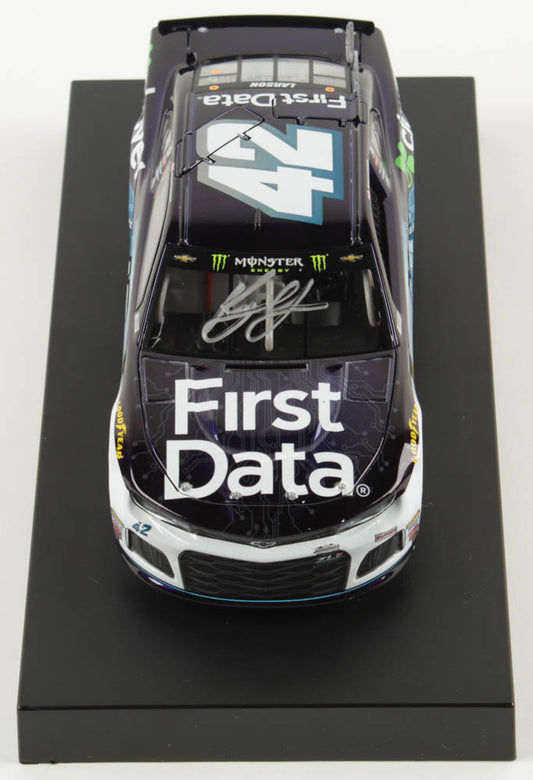 Kyle Larson 2018 First Data Liquid Color Autographed Diecast