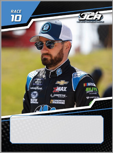 Jeremy Clements signed limited edition trading card, Race 10