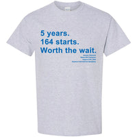 Five year Jeremy Clements win shirt