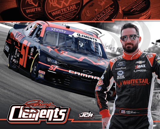 SIGNED Jeremy Clements NASCAR Hero Card