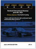 Jeremy Clements signed limited edition trading card, Race 14