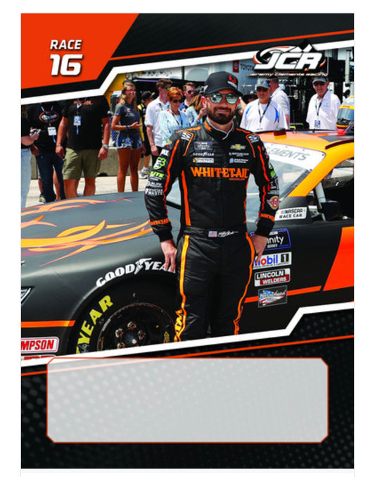 Jeremy Clements signed limited edition trading card, Race 16