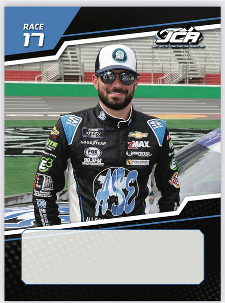Jeremy Clements signed limited edition trading card, Race 17