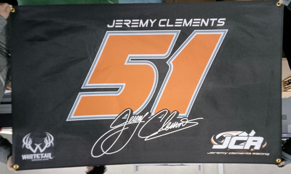 Jeremy Clements 51 infield flag Whitetail Smokeless