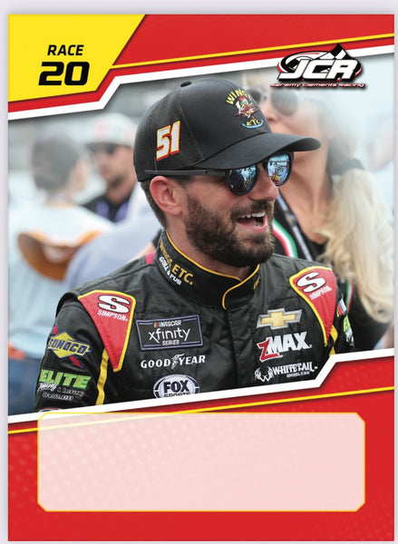 Jeremy Clements signed limited edition trading card, Race 20