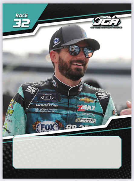 Jeremy Clements signed limited edition trading card, Race 32