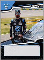Jeremy Clements signed limited edition trading card, Race 9