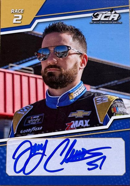 Jeremy Clements signed limited edition trading card, Race 2
