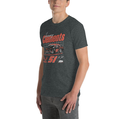 Jeremy Clements Racing Whitetail Smokless Car Short-Sleeve Unisex T-Shirt