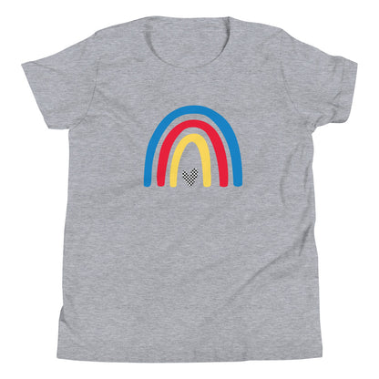 NASCAR Inspired Boho Rainbow Youth Shirt | Tailgate By Abby