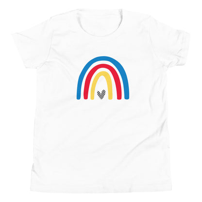 NASCAR Inspired Boho Rainbow Youth Shirt | Tailgate By Abby